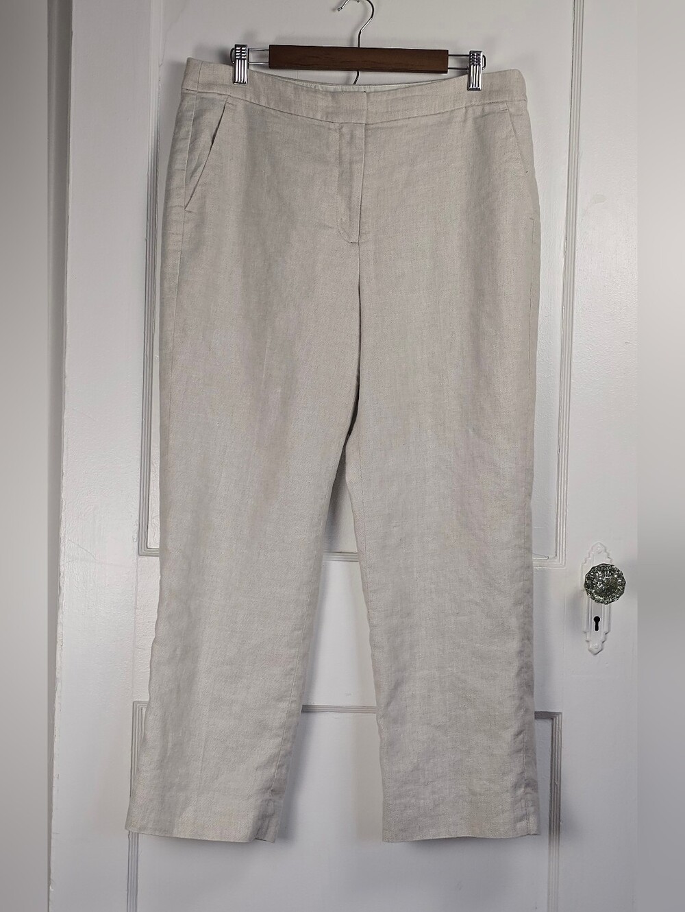 J. Crew Kate Classic Linen Blend Trousers 14